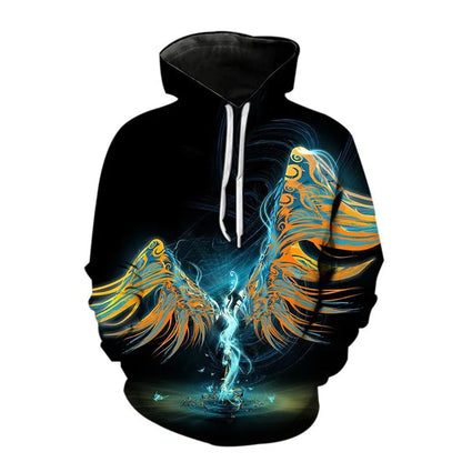 Fashion Phoenix Hoodies Animal 3D Print Women Men Streetwear Long Sleeve Hooded Sweatshirts Tracksuit Pullovers Female Clothing