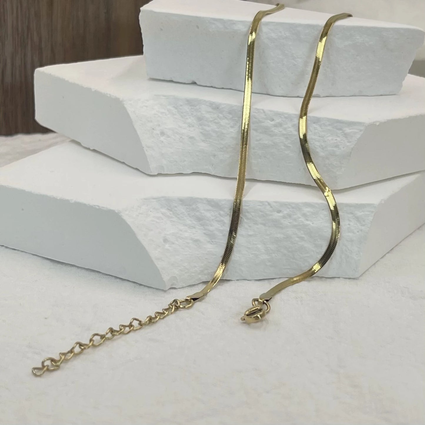 ENZ Minimalist Unisex Snake Chain Necklace