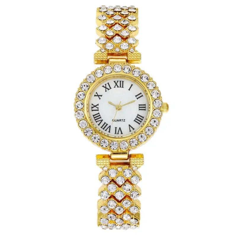 ENZ Luxury Ladies' Quartz Wrist Watch & Bracelet Set (6-Piece)